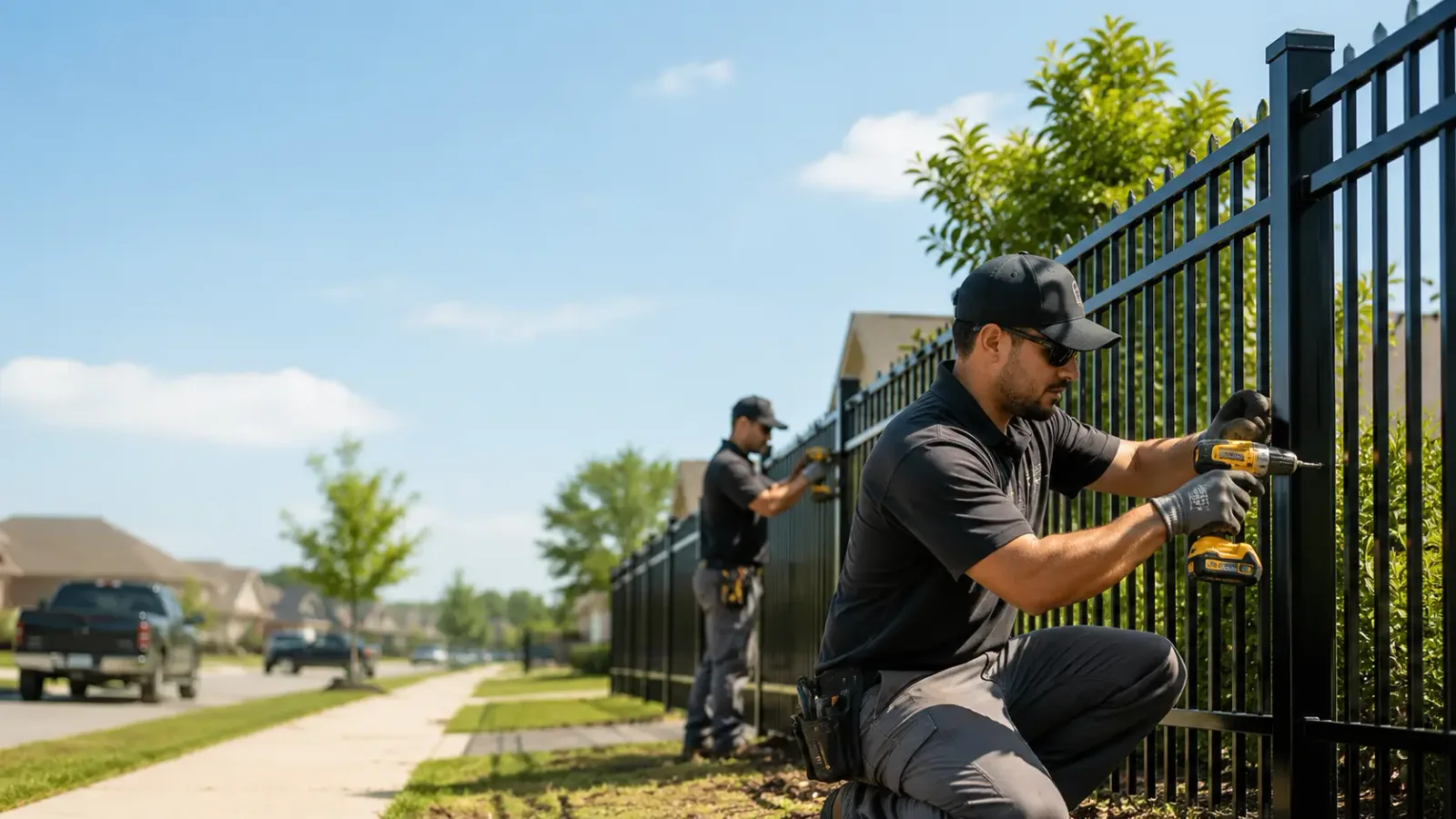 Metal Fence Installation in Rockville Centre, NY